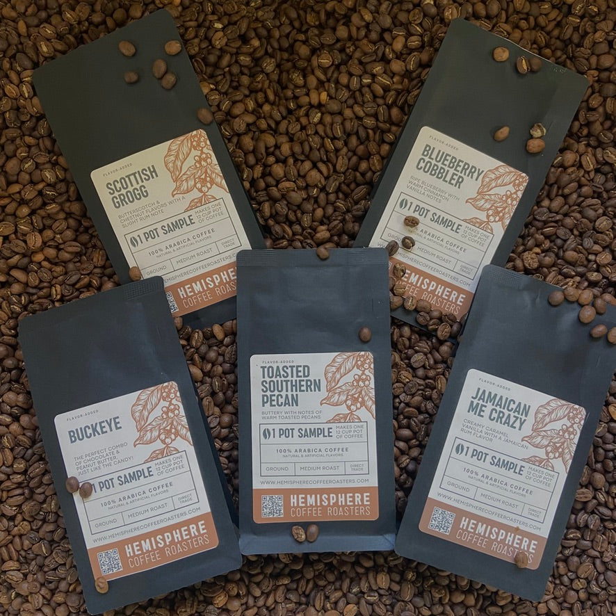 Flavored Coffee Sample Pack | 5-3oz. Bags