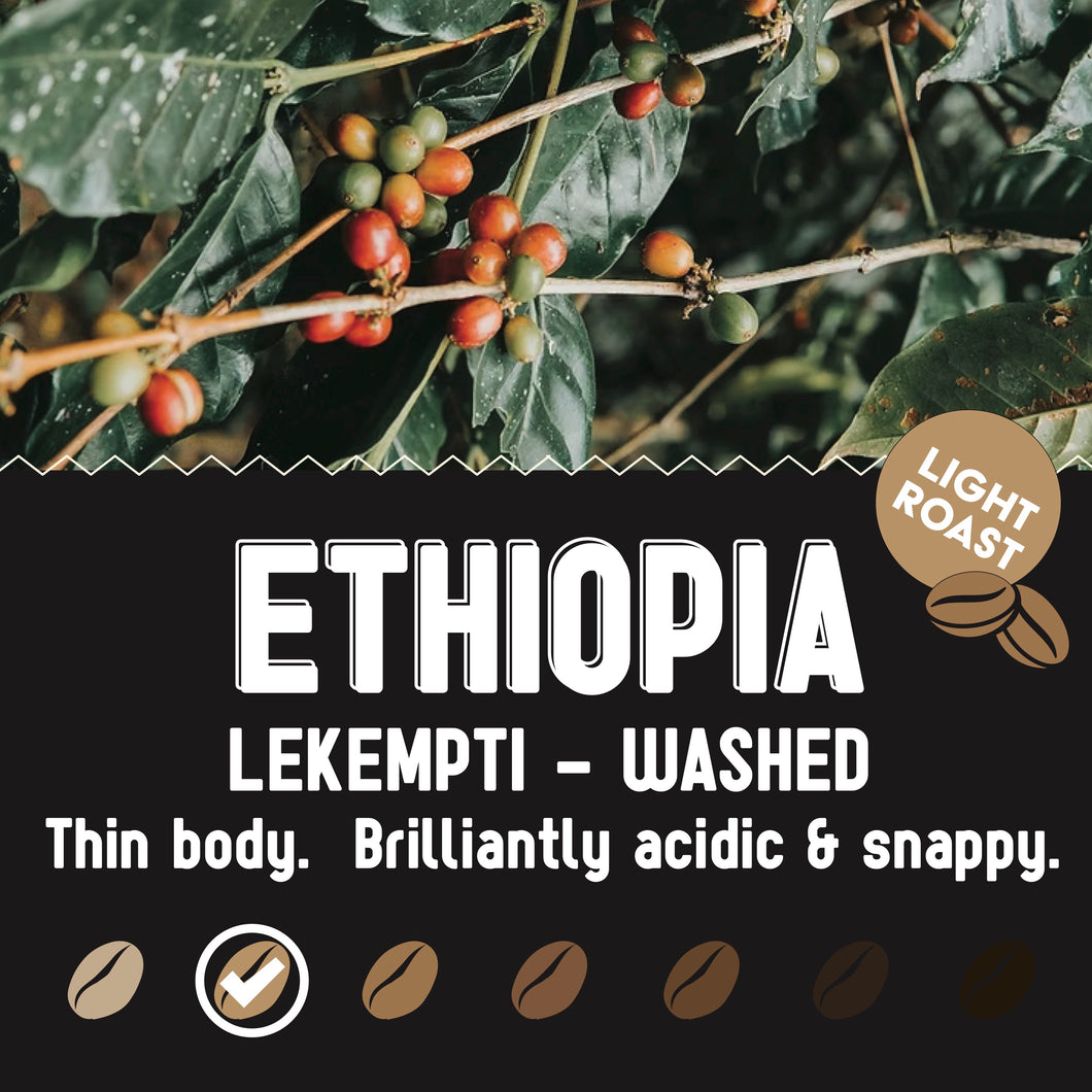 Ethiopia Lekempti Washed | Light Roast