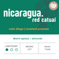 Nicaragua - Red Catuai - Micro Lot | Light Roast