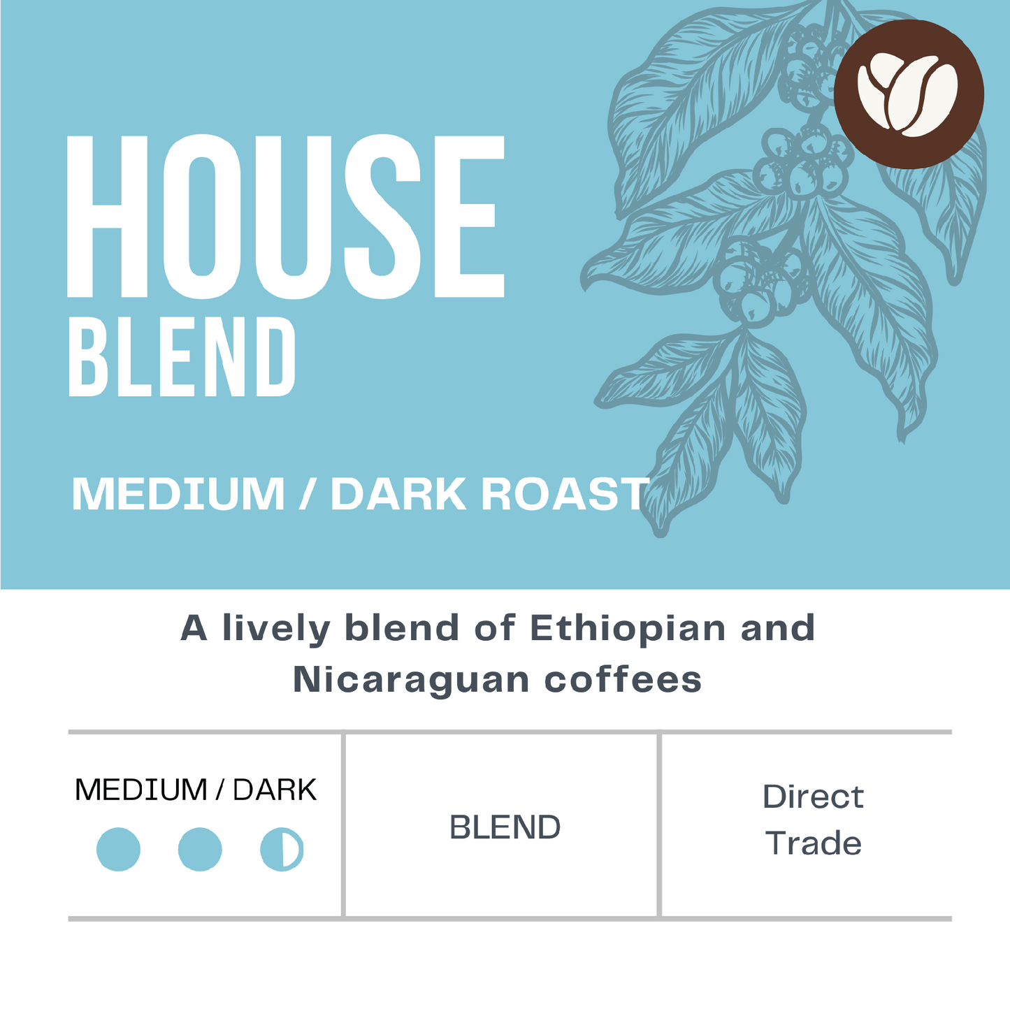 House/Burg Blend | Medium/Dark Roast
