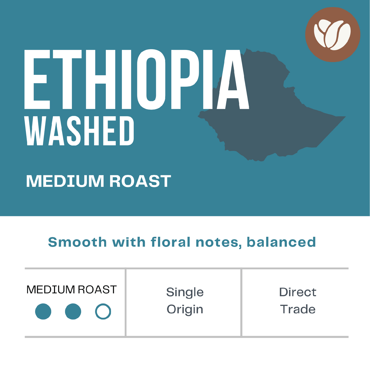 Ethiopia Lekempti Washed | Medium Roast