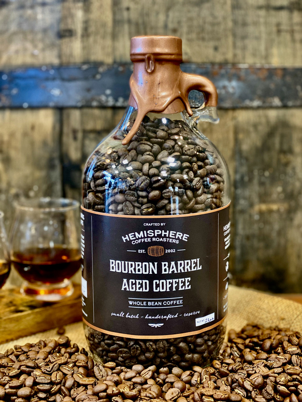 Bourbon Barrel-Aged Coffee | 22oz Growler
