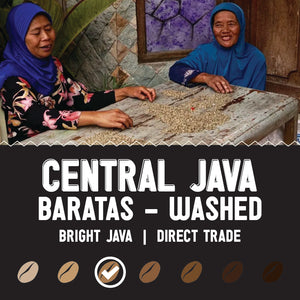 Central Java Baratas Washed | Light/Medium Roast