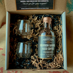 Bourbon Barrel Aged Coffee | Essential Gift Set.