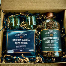 Load image into Gallery viewer, Bourbon Barrel Aged Coffee | Premium Gift Set.